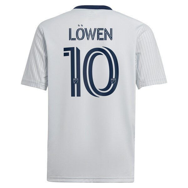 Eduard L?wen St. Louis City SC adidas Youth 2024 The Spirit Kit Replica Jersey - Gray - Image 3