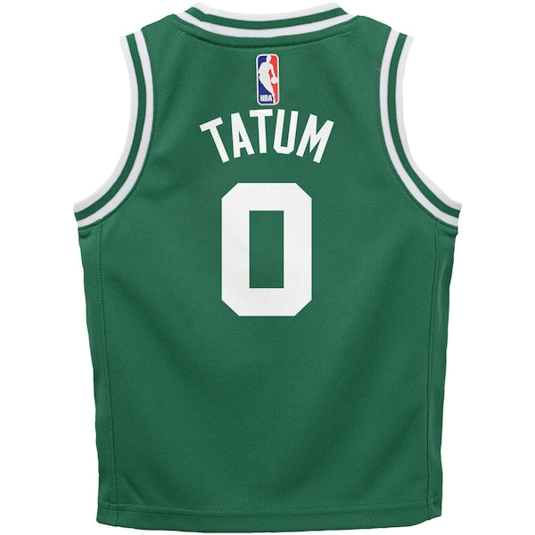 Jayson Tatum Boston Celtics Nike Preschool Swingman Player Jersey - Icon Edition - Green - Image 3