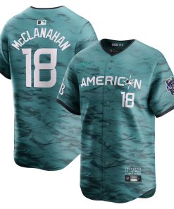 Shane McClanahan American League Nike 2023 MLB All-Star Game Limited Player Jersey - Teal