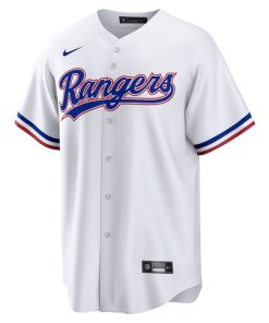 Alternative view of Jordan Montgomery Texas Rangers Nike Home Replica Player Jersey - White