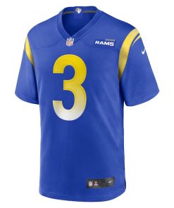 Alternative view of Kamren Curl Los Angeles Rams Nike  Game Jersey -  Royal
