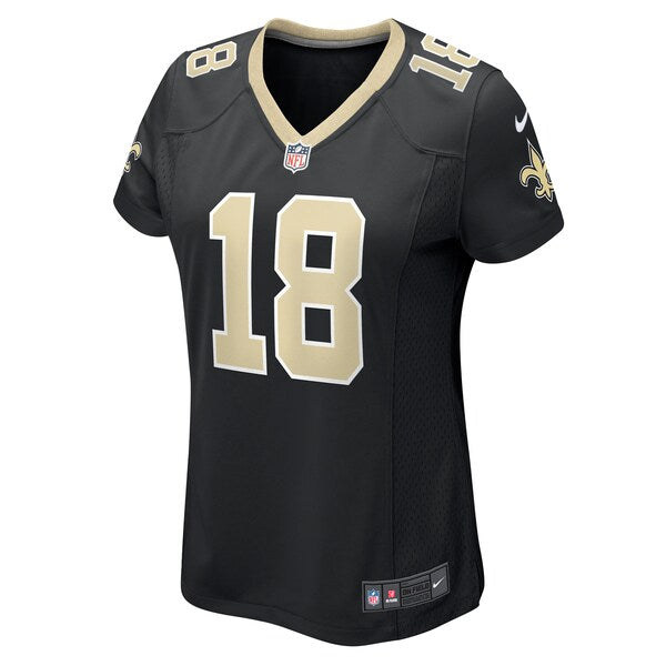 Spencer Rattler New Orleans Saints Nike Women's Game Jersey - Black - Image 2