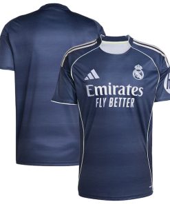 Alternative view of Los Merengues adidas 2025/26 Away Replica Jersey - Blue/White