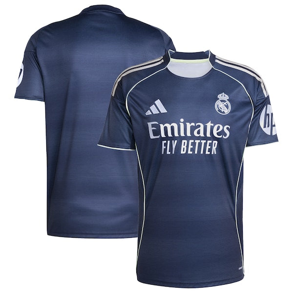 Los Merengues adidas 2025/26 Away Replica Jersey - Blue/White - Image 2