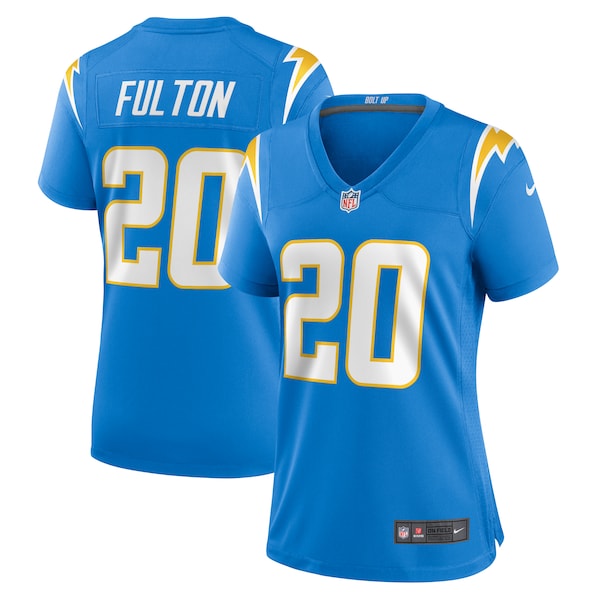 Kristian Fulton Los Angeles Chargers Nike Women's Team Game Jersey - Powder Blue
