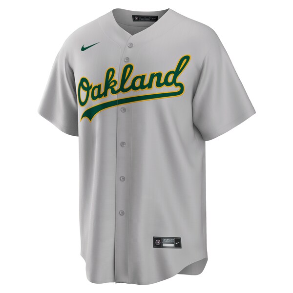 Oakland Athletics Nike Road Replica Team Jersey - Gray - Image 2