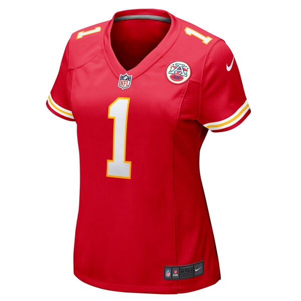 Xavier Worthy Kansas City Chiefs Nike Women's Game Jersey - Red - Image 3