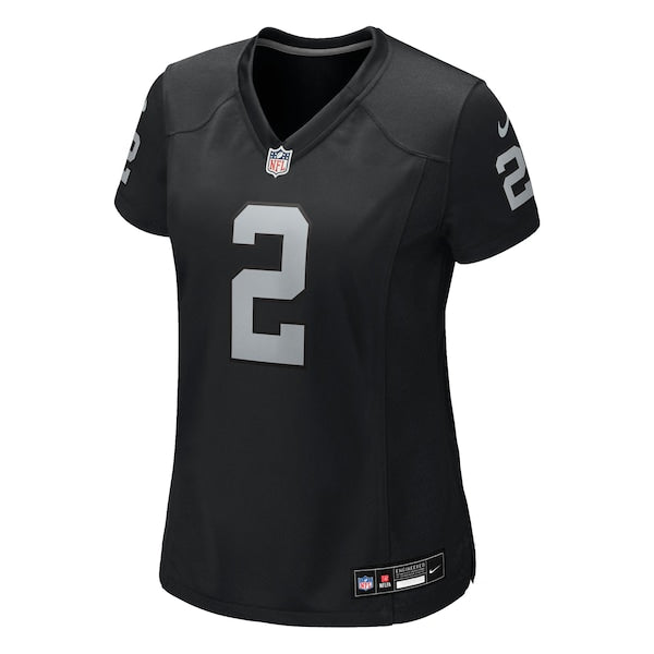 Ashton Jeanty Las Vegas Raiders Nike Women's 2025 NFL Draft First Round Pick Team Game Jersey - Black - Image 2