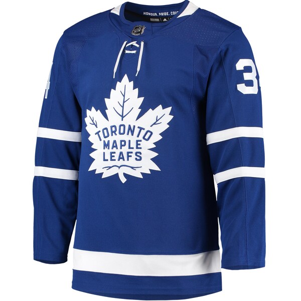 Auston Matthews Toronto Maple Leafs adidas Home Primegreen Authentic Player Jersey - Blue - Image 2
