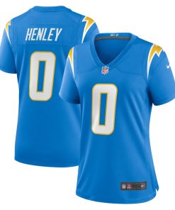 Daiyan Henley Los Angeles Chargers Nike Women's Team Game Jersey - Powder Blue