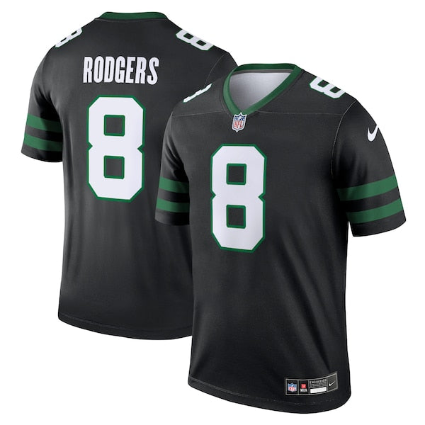 Aaron Rodgers New York Jets Nike Alternate Legend Jersey - Legacy Black - Image 2