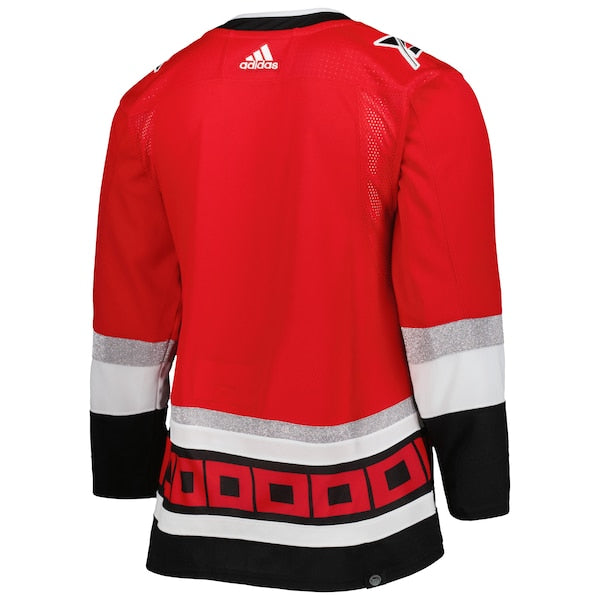 Carolina Hurricanes adidas 2022-23 25th Anniversary Primegreen Authentic Jersey - Red - Image 3