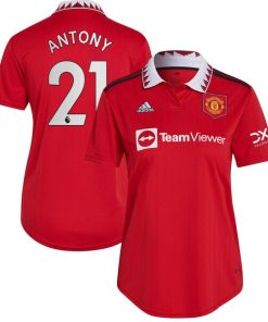 Antony Manchester United adidas Women's 2022/23 Home Replica Player Jersey - Red