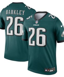 Saquon Barkley Philadelphia Eagles Nike  Legend Player Performance Top - Midnight Green/Kelly Green/Black