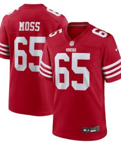 Drew Moss San Francisco 49ers Nike Team Game Jersey -  Scarlet