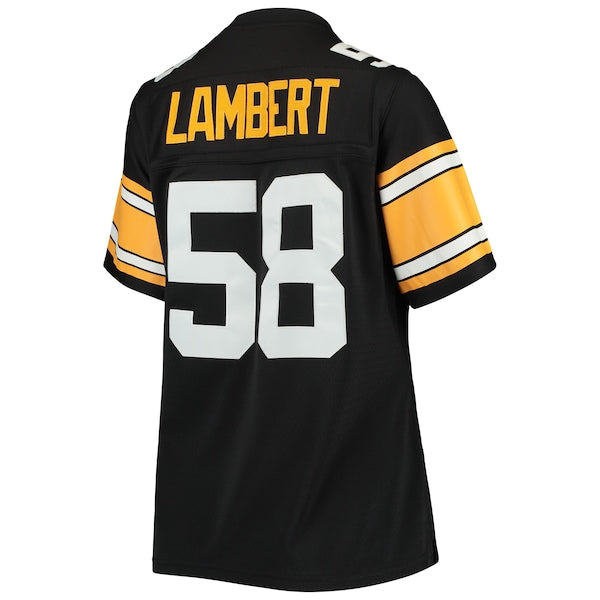 Jack Lambert Pittsburgh Steelers Women's Legacy Replica Player Jersey - Black - Image 3