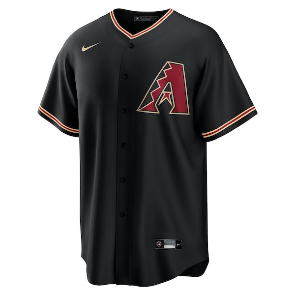 Arizona Diamondbacks Nike Alternate Replica Team Jersey - Black - Image 2