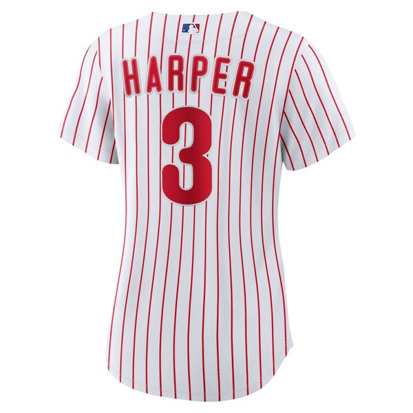 Bryce Harper Philadelphia Phillies Nike Women's Home Replica Player Jersey - White - Image 5