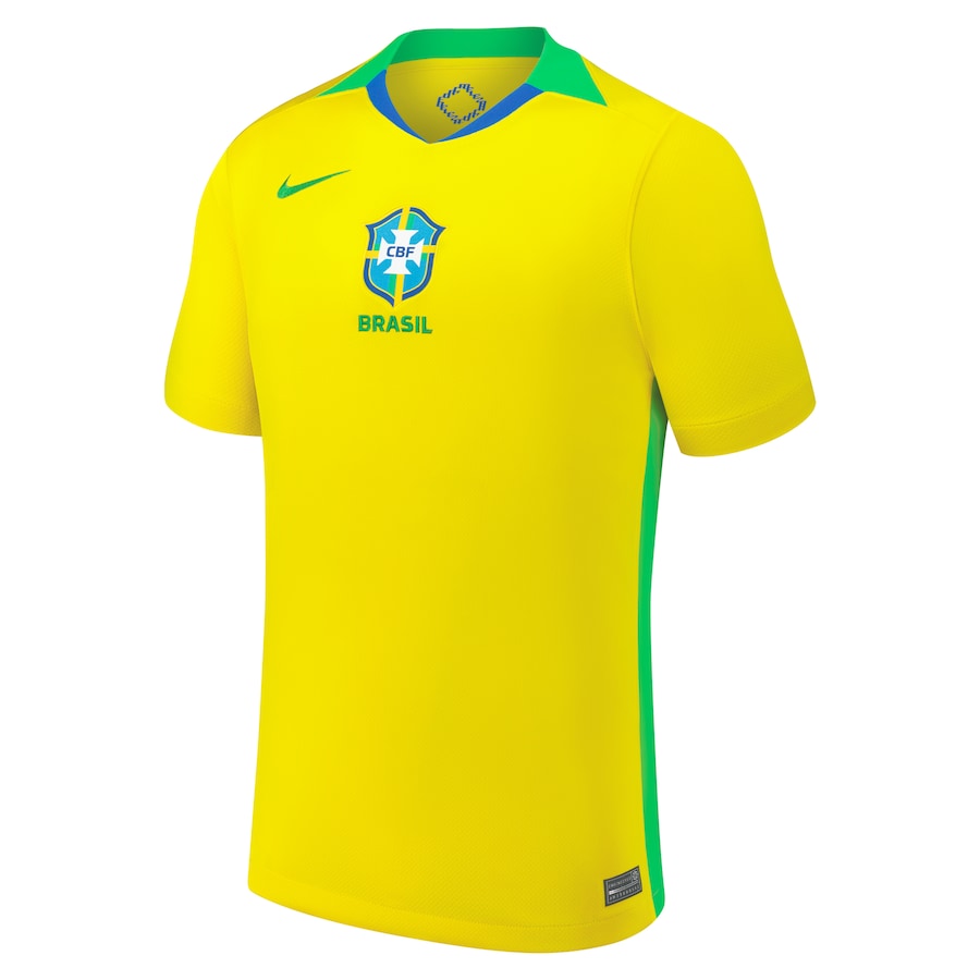 Brazil National Team Nike 2025/26 Home Replica Jersey - Yellow - Image 2