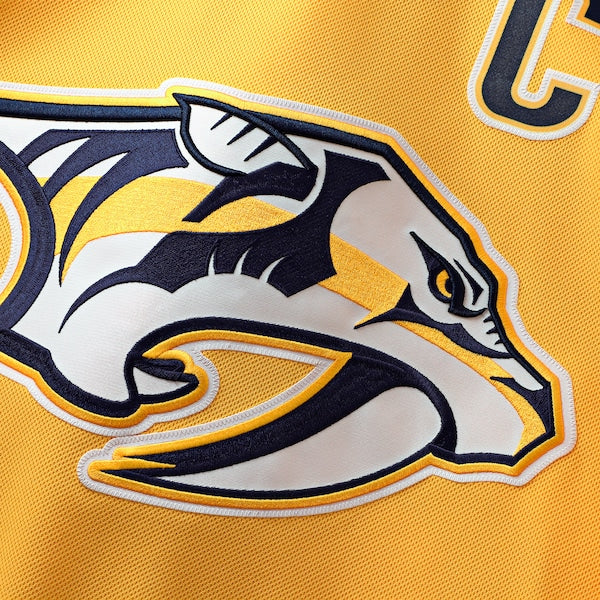 Roman Josi Nashville Predators Home Premium Jersey - Yellow - Image 4