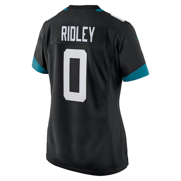 Calvin Ridley Jacksonville Jaguars Nike Women's Game Jersey - Black/Teal - Image 4