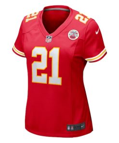 Alternative view of Mike Edwards Kansas City Chiefs Nike Women's  Game Jersey -  Red