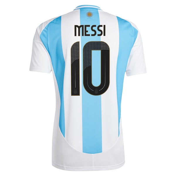 Lionel Messi Argentina National Team adidas 2024 Home Replica Player Jersey - White/Blue - Image 4