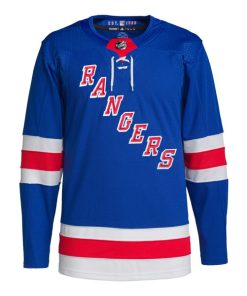 Alternative view of New York Rangers adidas Home Primegreen Authentic Jersey - Royal