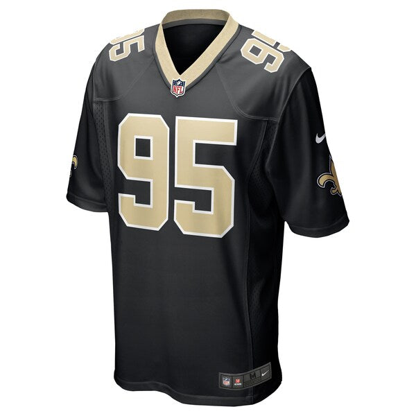 John Ridgeway III New Orleans Saints Nike Game Jersey - Black - Image 3
