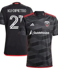 Theodore Ku-Dipietro D.C. United adidas 2024 The Icon Kit Replica Player Jersey?¨C Black