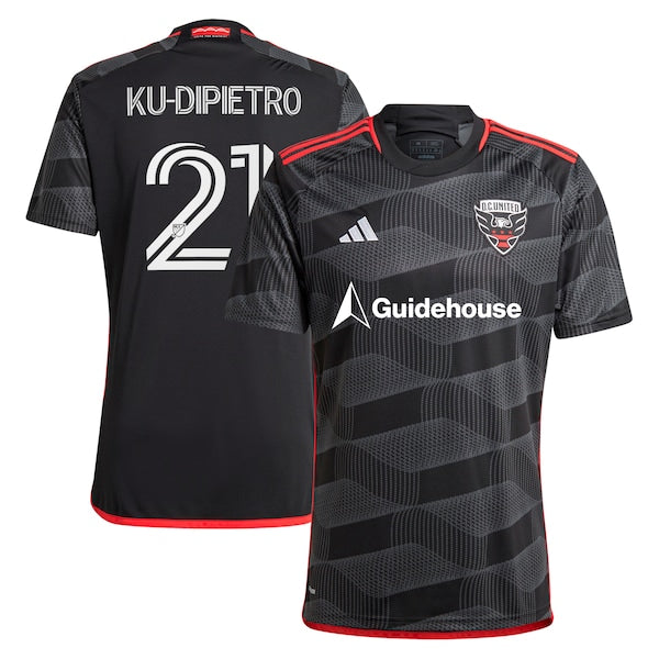 Theodore Ku-Dipietro D.C. United adidas 2024 The Icon Kit Replica Player Jersey?ยจC Black