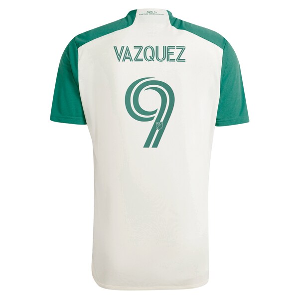 Brandon Vazquez Austin FC adidas 2024 The Armadillo Kit Replica Player Jersey - Tan - Image 3
