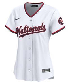 Alternative view of Washington Nationals Nike Women's Home Limited Jersey - White