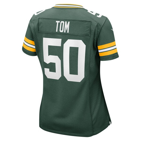 Zach Tom Green Bay Packers Nike Women's Player Game Jersey - Green - Image 3