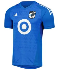 Alternative view of Minnesota United FC adidas 2024 Replica Goalkeeper Jersey - Blue