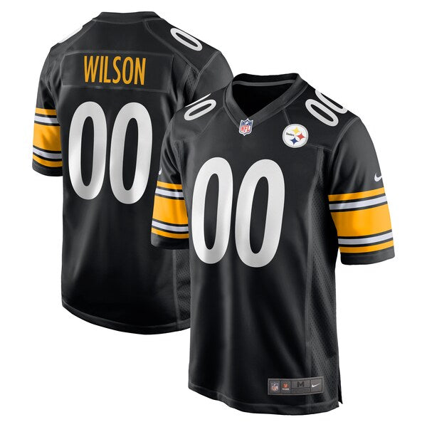 Payton Wilson Pittsburgh Steelers Nike 2024 NFL Draft Game Jersey - Black - Image 2