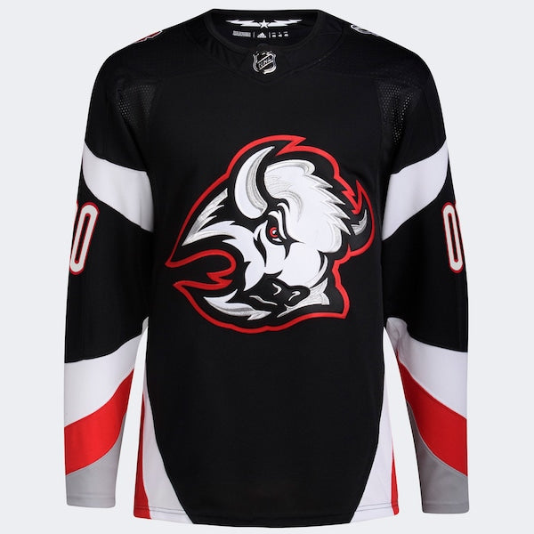 Buffalo Sabres adidas Alternate Primegreen Authentic Custom Jersey - Black - Image 2