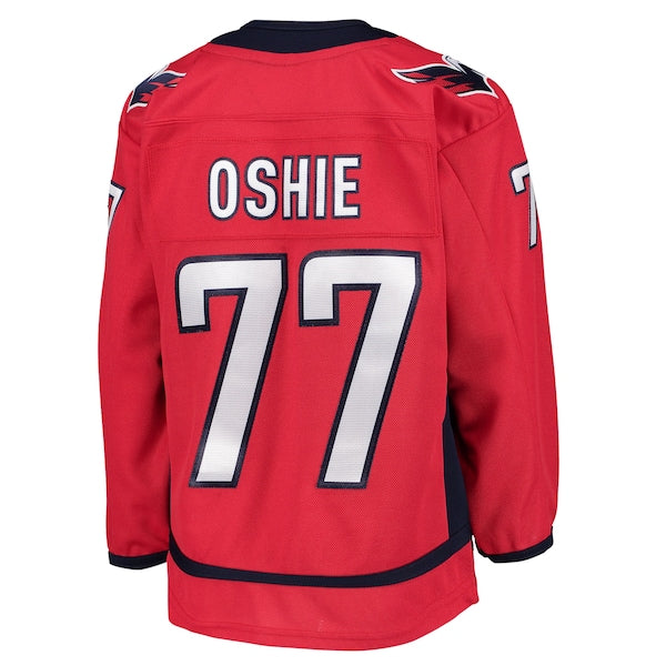 TJ Oshie Washington Capitals Youth Home Premier Jersey - Red - Image 3