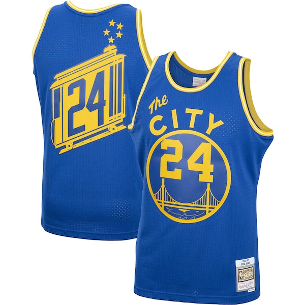Rick Barry Golden State Warriors 2001/02 Hardwood Classics Swingman Jersey - Royal
