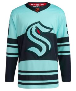 Alternative view of Philipp Grubauer Seattle Kraken adidas Reverse Retro 2.0 Authentic Player Jersey - Teal