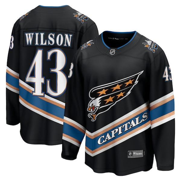 Tom Wilson Washington Capitals Alternate 50th Anniversary Premier Breakaway Player Jersey - Black