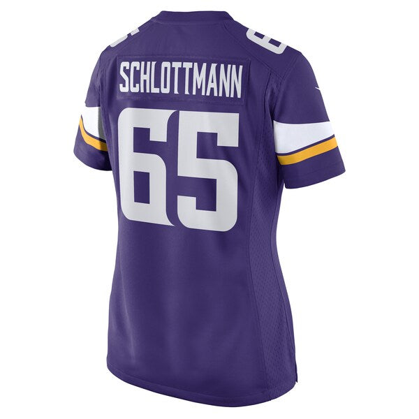 Austin Schlottmann Minnesota Vikings Nike Women's Game Player Jersey - Purple - Image 3