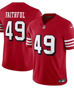 The Faithful San Francisco 49ers Nike Alternate Vapor F.U.S.E. Limited Jersey - Scarlet