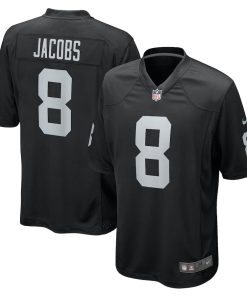 Josh Jacobs Las Vegas Raiders Nike Game Player Jersey - Black
