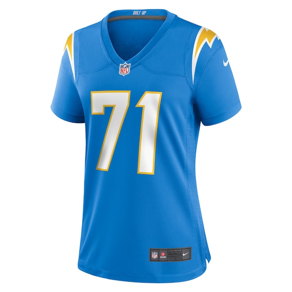 Jordan McFadden Los Angeles Chargers Nike Women's Team Game Jersey - Powder Blue - Image 2