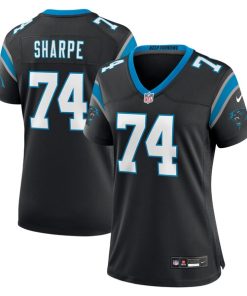 David Sharpe Carolina Panthers Nike Women's Team Game Jersey -  Black