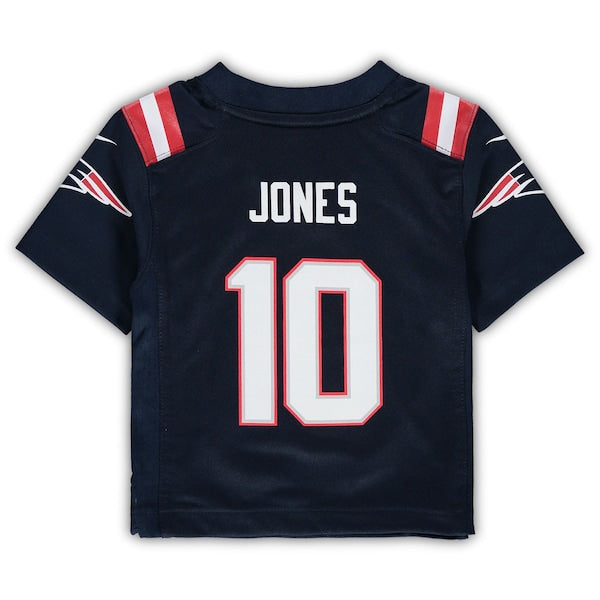 Mac Jones New England Patriots Nike Toddler Game Jersey - Navy - Image 3