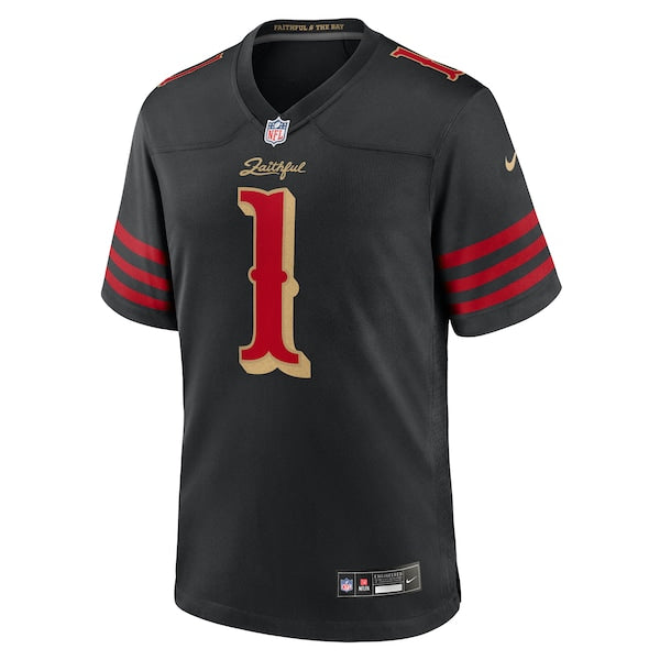 Ricky Pearsall San Francisco 49ers Nike 2025 Rivalries Collection Game Jersey - Black - Image 2