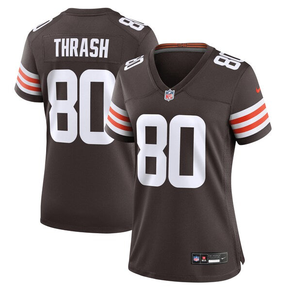 Jamari Thrash Cleveland Browns Nike Women's Game Jersey - Brown - Image 2