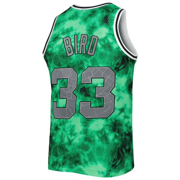 Larry Bird Boston Celtics 1985/86 Galaxy Swingman Jersey - Kelly Green - Image 3